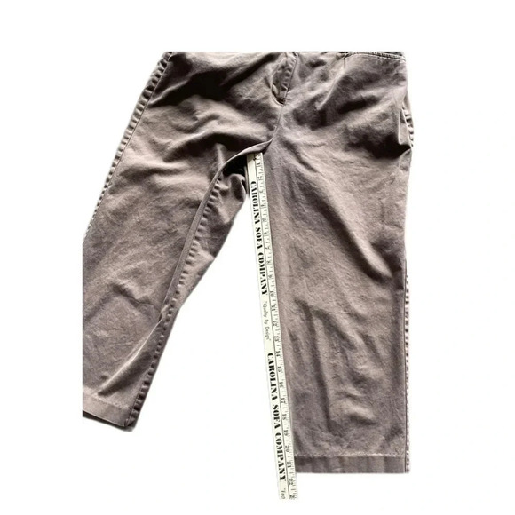 Sag Harbor Stretch Khaki Capri Women’s Pants Tan 6 - Picture 8 of 12